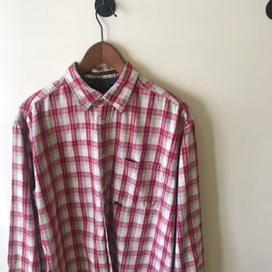 VTG Tommy Jeans Flannel Plaid Shirt Sz M